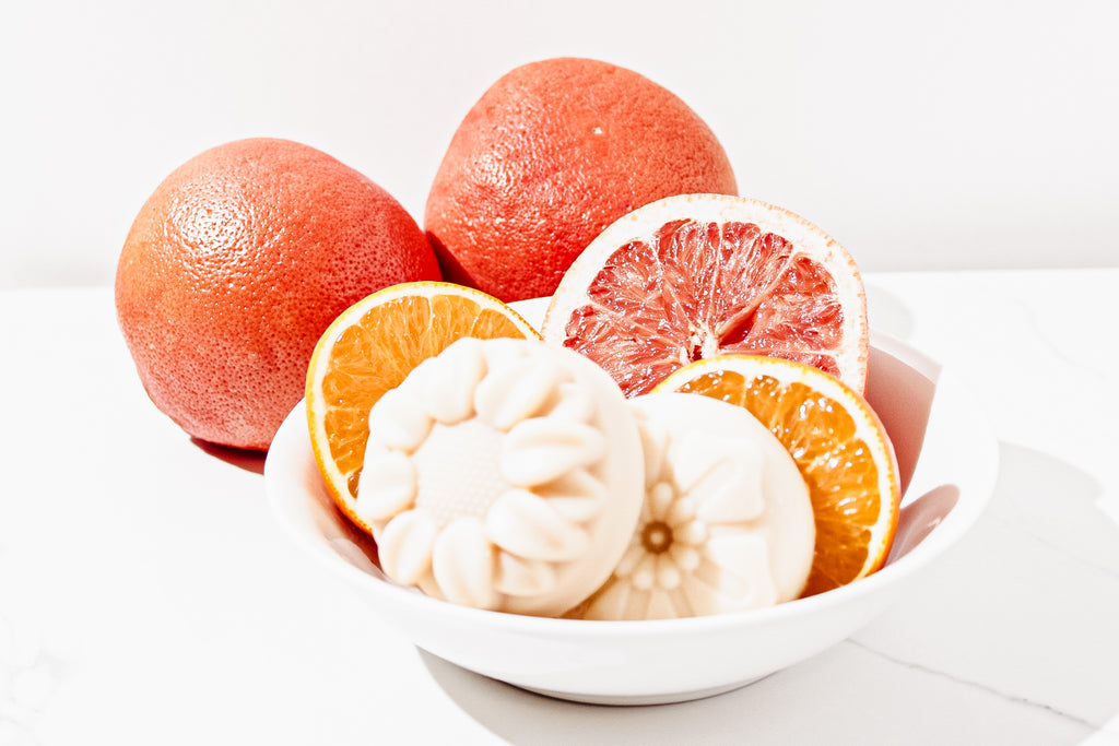 GRAPEFRUIT + MINT TANGERINE LADIES LEG SHAVING SOAP
