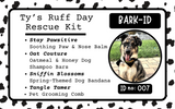 TY'S RUFF DAY RESCUE KIT - DOG PAW CARE BOX #1